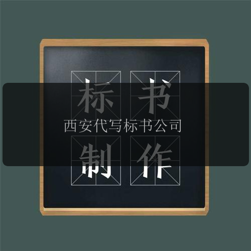 西安代寫(xiě)標書(shū)公司